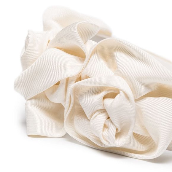 Jennifer Behr Triple Rosette silk faille headband main image 9